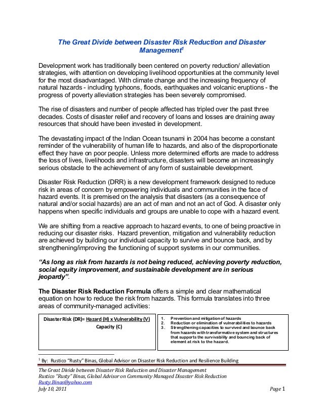 Natural Hazards Risk Reduction Act of 2011
